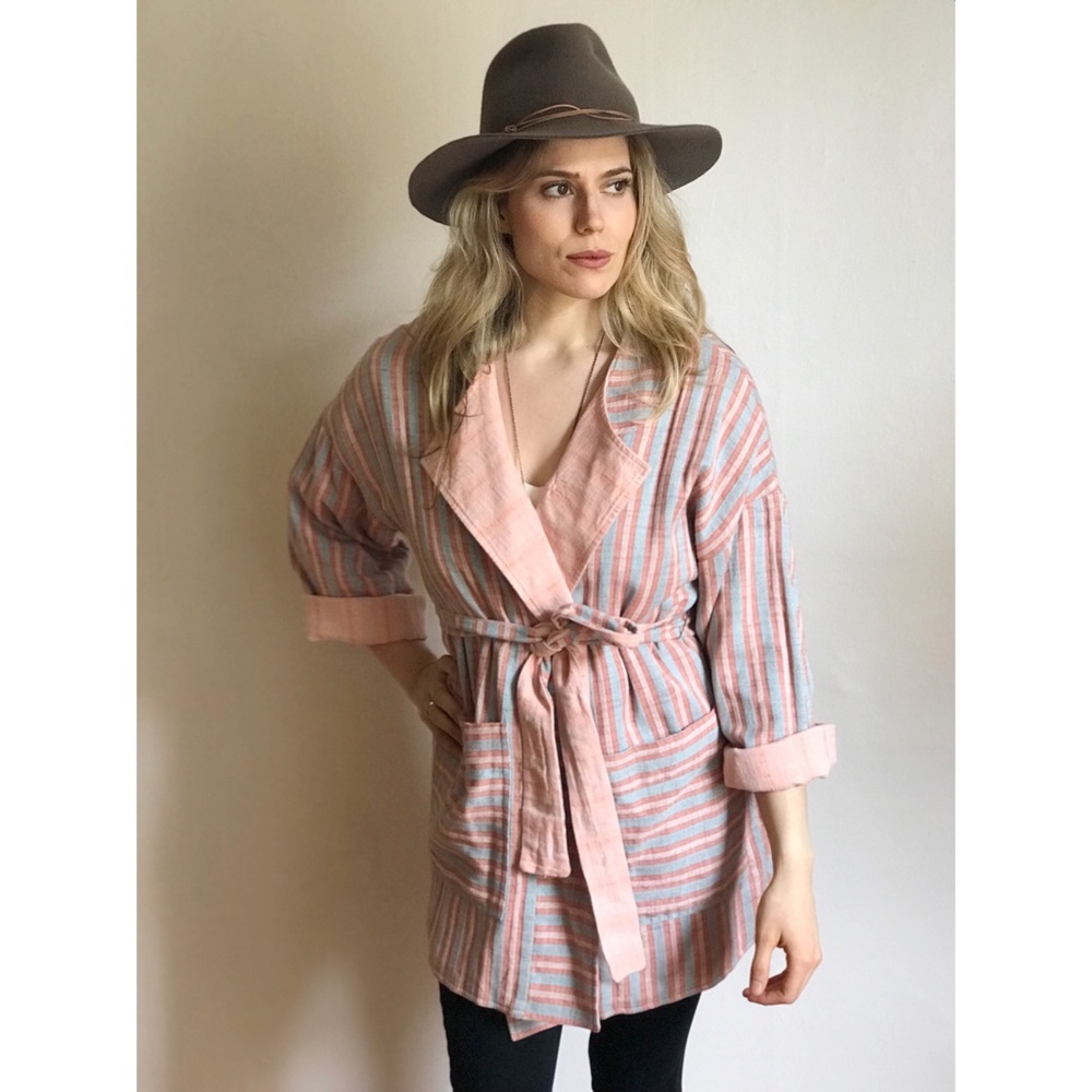 NWT Ace & Jig Blanket Coat in Dune S